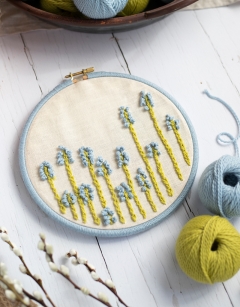 Muscari Embroidery Hoop