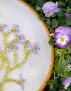 Viola Embroidery Hoop