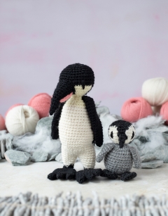 Emperor Penguin and Chick