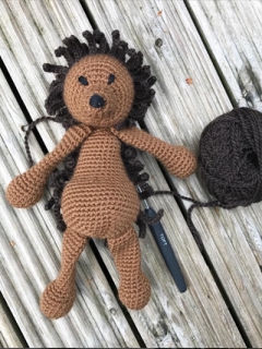 Crochet Hedgehog Amigurumi Project: British Wool | TOFT