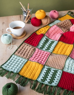 FREE Patchwork Squares Blanket pdf