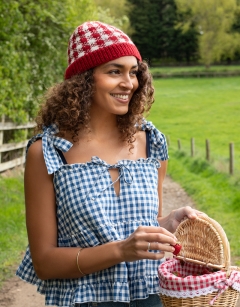 Gingham Hat