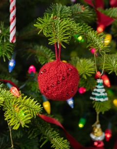 Spiral Beaded Bauble