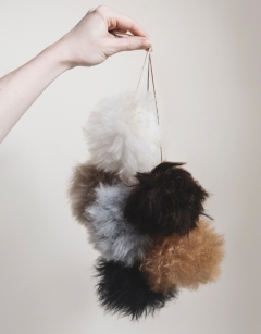 Alpaca Fur Pom Pom