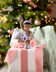 Mini Beaded Sugar Plum Fairy Doll