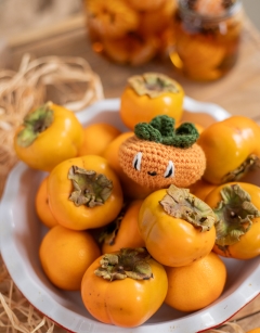 Persimmon and Nectarine Jam Jar