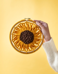 Sunflower Wall Hoop