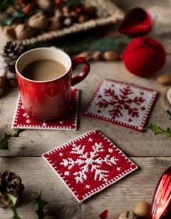 Snowflake Bargello Coaster Kit