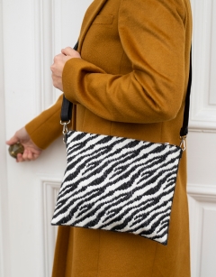 Zebra Bargello Bag