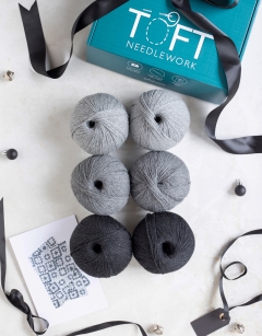 Granny Square Blanket Box: Greys