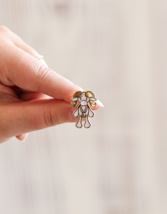 Elden the Yule Goat Enamel Pin