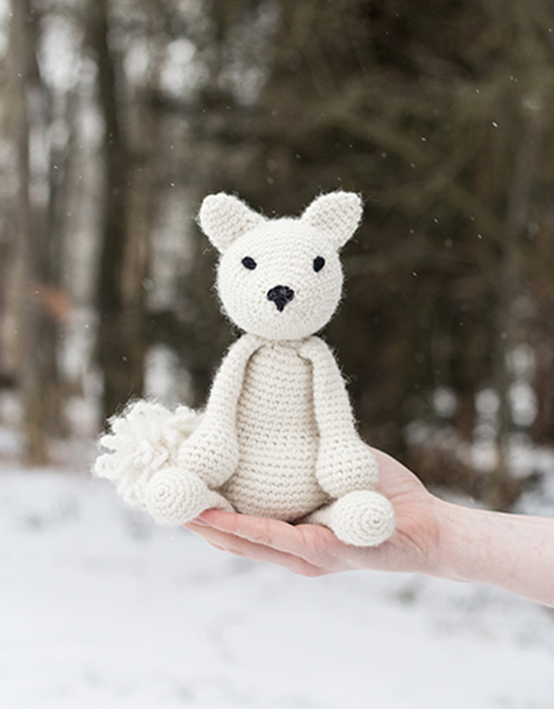 Crochet Arctic Fox Amigurumi Kit TOFT