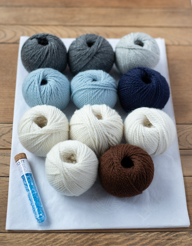 Beaded wool yarn deals