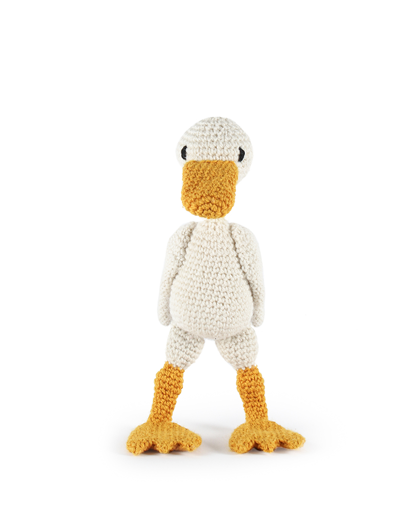 Crochet Kit Amigurumi Crochet Beginner Yellow Duck Doll Crochet