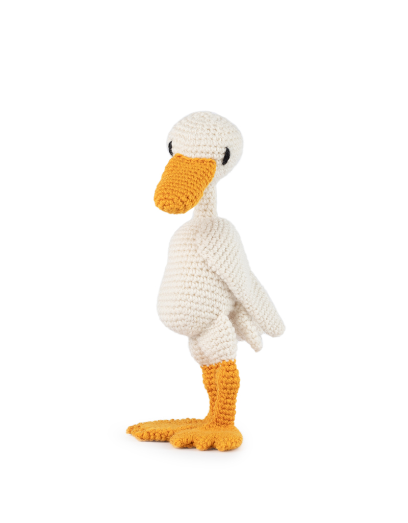 Crochet Kit Amigurumi Crochet Beginner Yellow Duck Doll Crochet