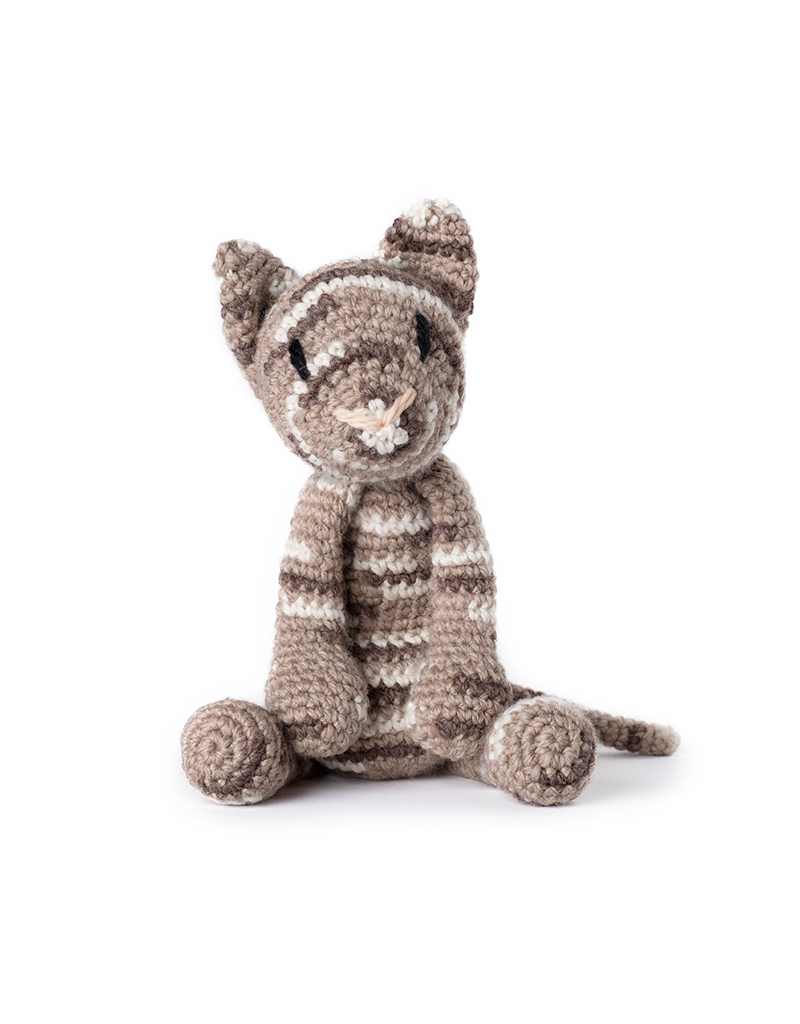 Crochet Tabby Cat Amigurumi Kit