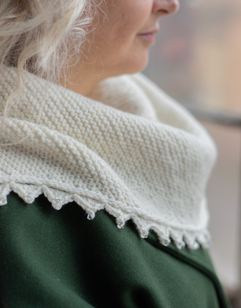 Knitted Beaded Shawl | TOFT, image size:800x1024