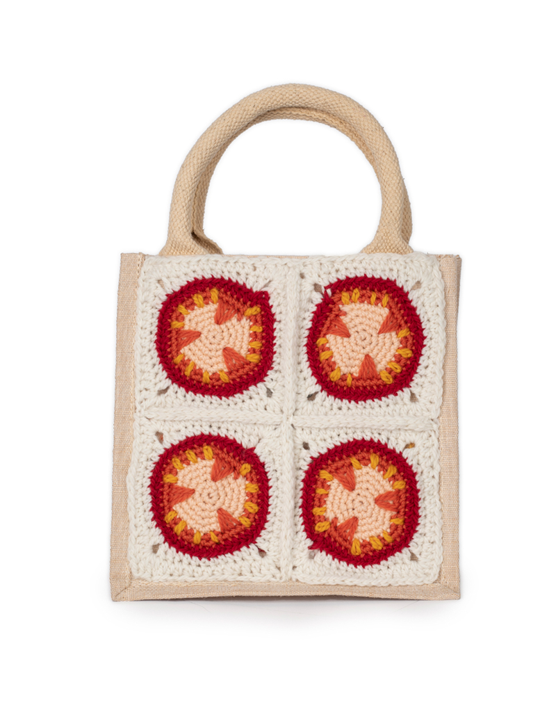 Crochet lunch box bag shop