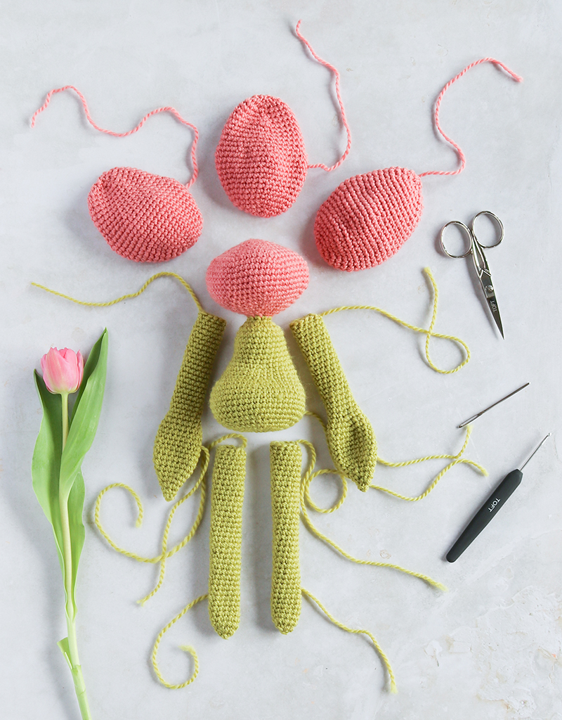 Tulips Crochet Kit For Beginners