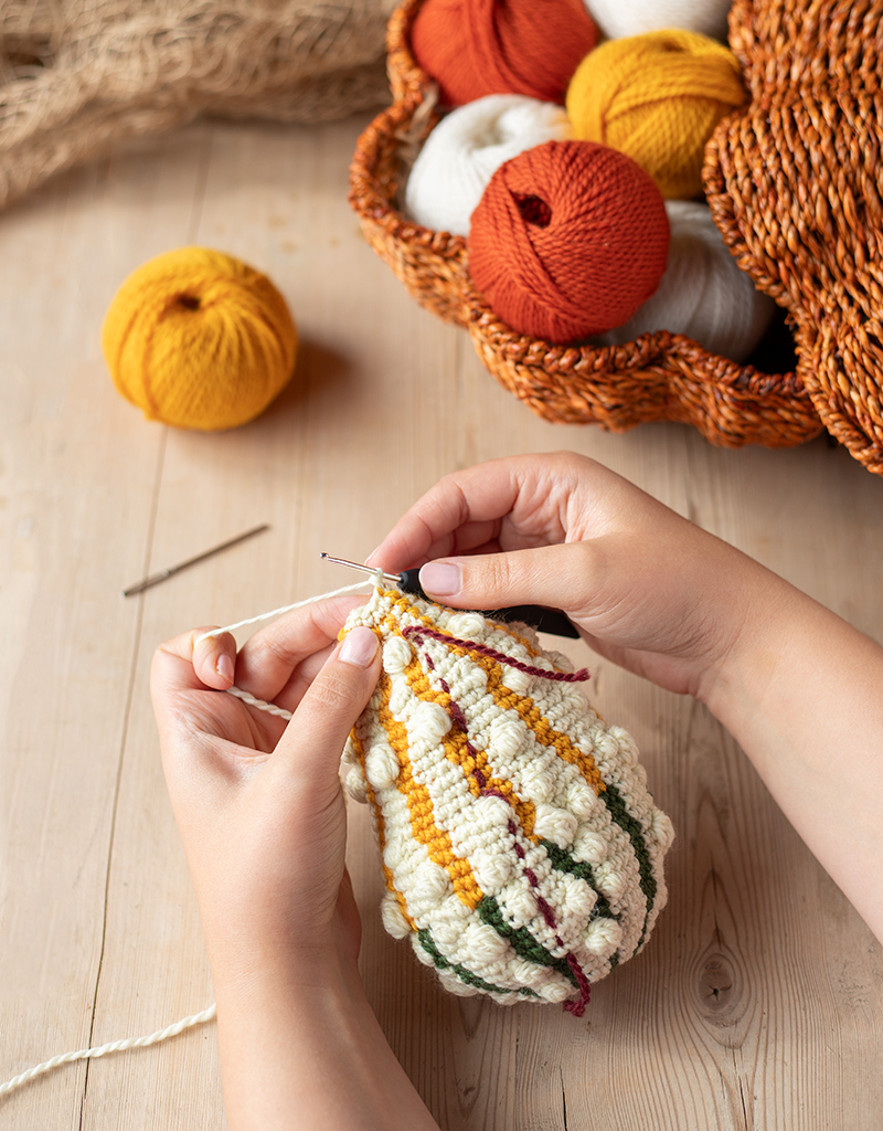 CARLOTTI 　トープ Crochet Your Own Gourd Vegetable Kit | TOFT