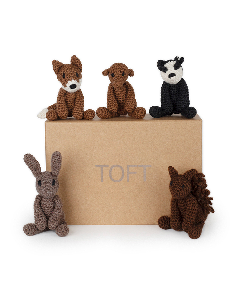 mini woodland stuffed animals