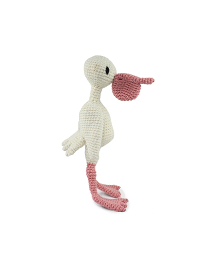 pelican bird crochet amigurumi project pattern kerry lord Edward's menagerie