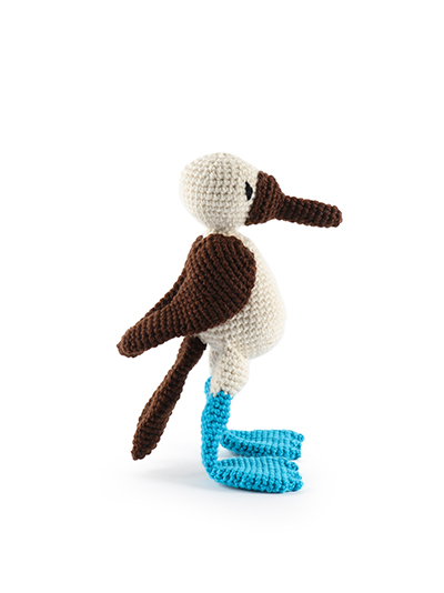 stuffed blue footed booby