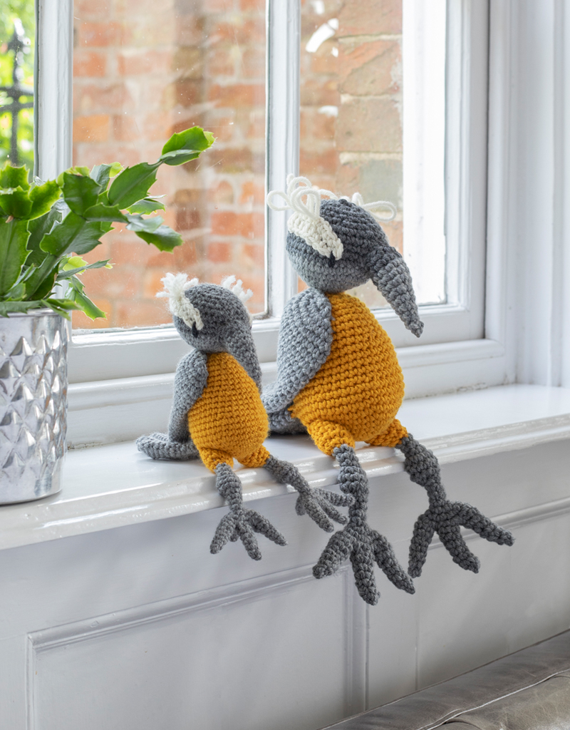TOFT bananaquit bird crochet pattern