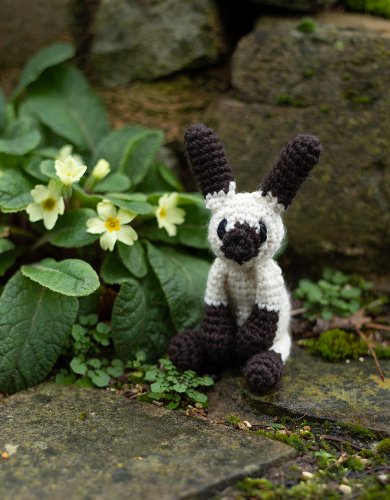 Mini Nora the Himalayan Rabbit crochet kit 