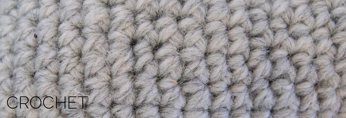 crochet stitch close up