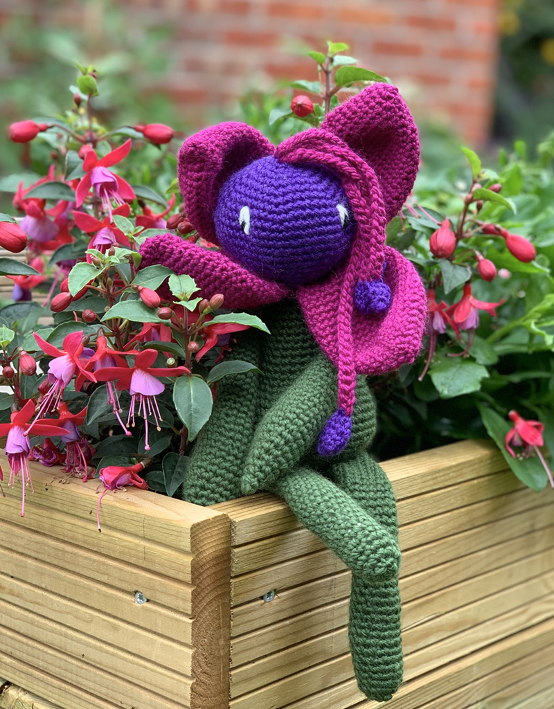TOFT fuchsia flower monster coo your own crochet pattern