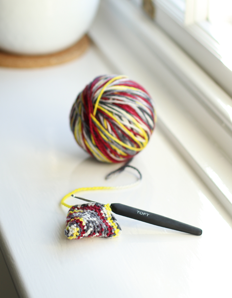 Creating Grant the Cuttle fish with TOFT hook and yarn