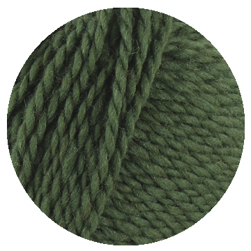 TOFT luxury green yarn in DK
