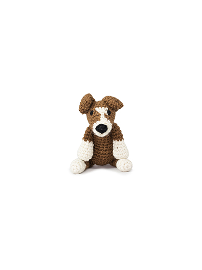 toft ed's animal mini jed the border collie amigurumi crochet