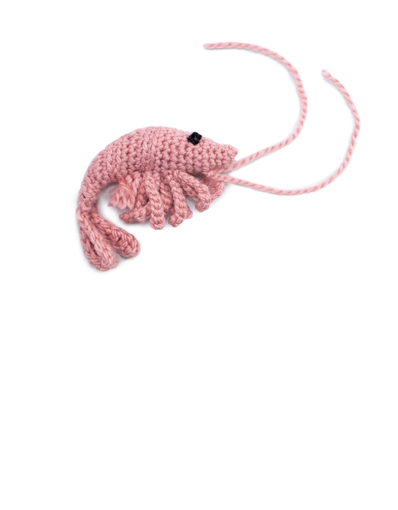 Shrimp decor Crochet shrimp Crochet king prawn