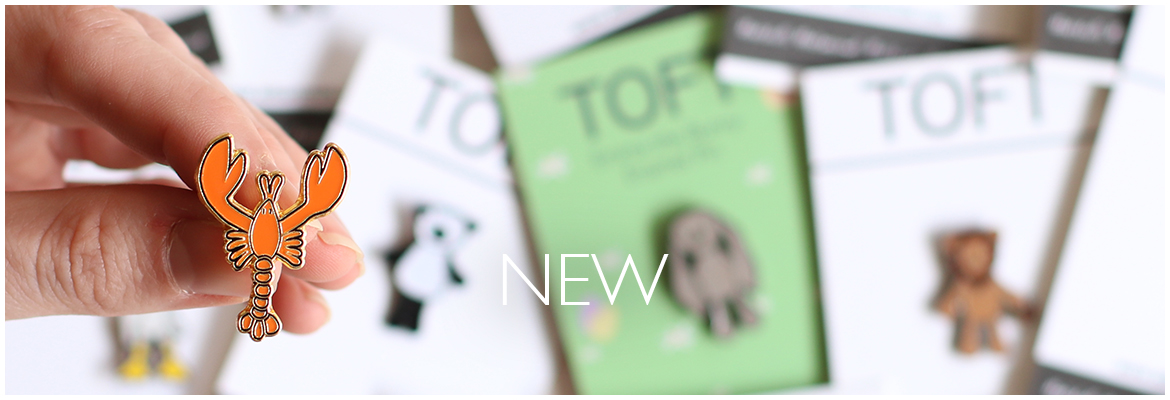 New Joanna the Lobster Enamel Pin Badge