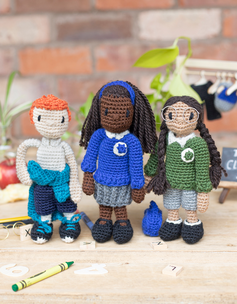 TOFT mini school doll uniform crochet pattern