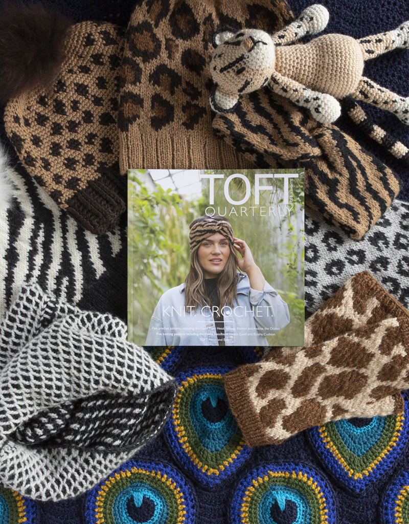 knitting and crochet pattern book, gift subscription, TOFT