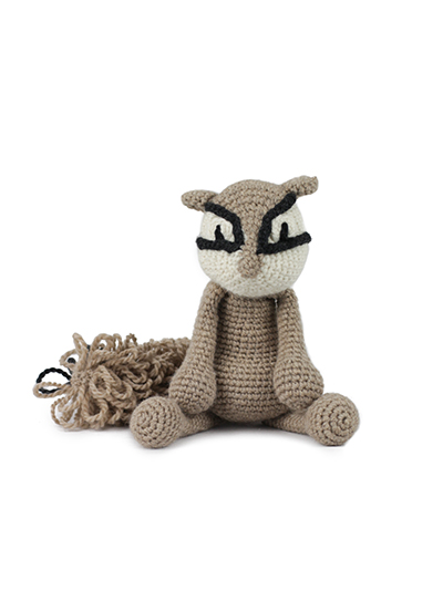 dylan the slow loris, eds animals, edwards crochet, edwards menagerie, kerry lord