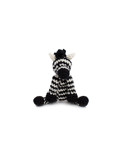 toft ed's animal mini alice the zebra amigurumi crochet