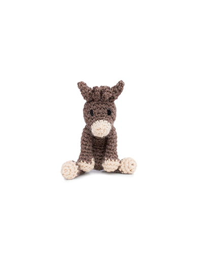 donkey mini crochet amigurumi project pattern kerry lord Edward's menagerie