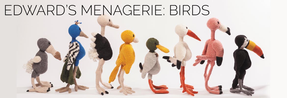 edward's menagerie amigurumi crochet birds