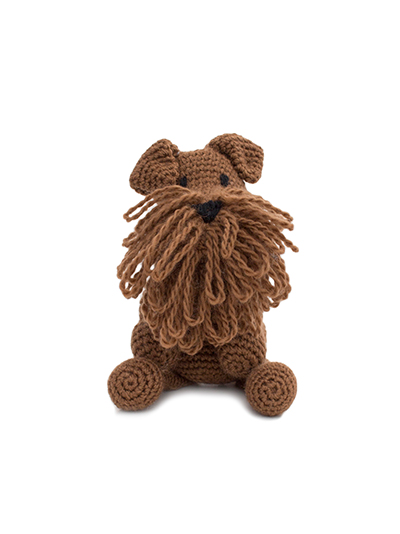 terrier dog puppy crochet amigurumi project pattern kerry lord Edward's menagerie