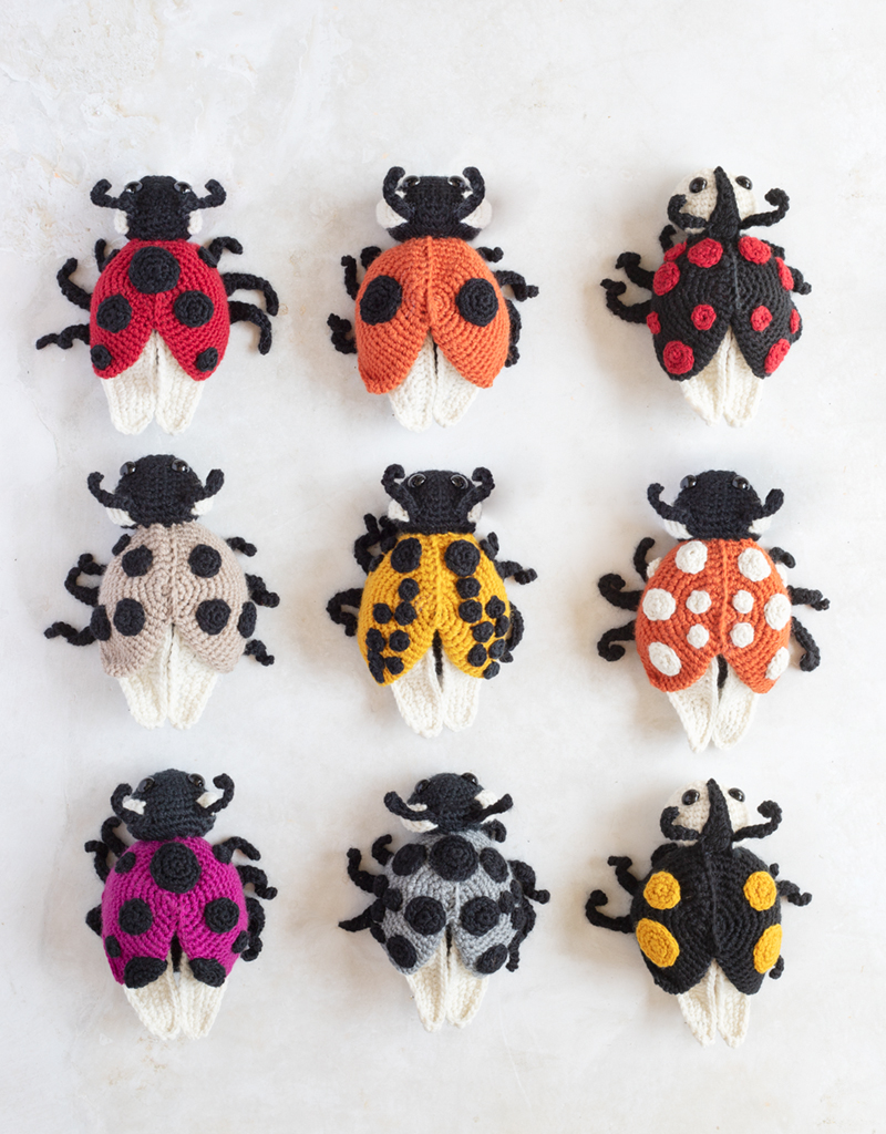 Ladybird crochet patterns TOFT summer competition 2022