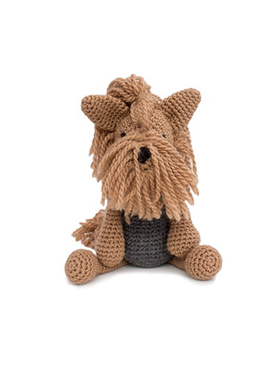 terrier dog puppy crochet amigurumi project pattern kerry lord Edward's menagerie