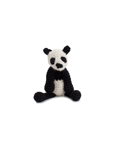 toft ed's animal mini fiona the panda amigurumi crochet