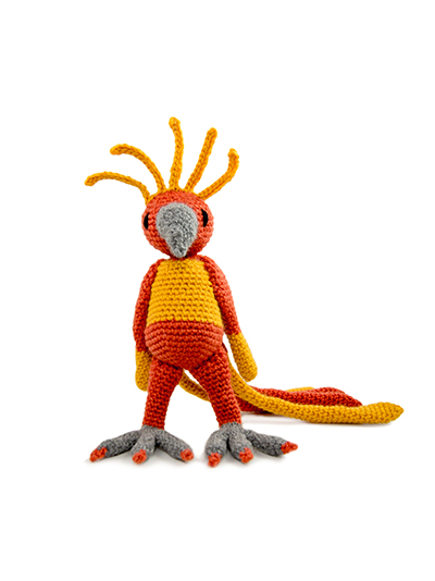 phoenix bird crochet amigurumi project pattern kerry lord Edward's menagerie