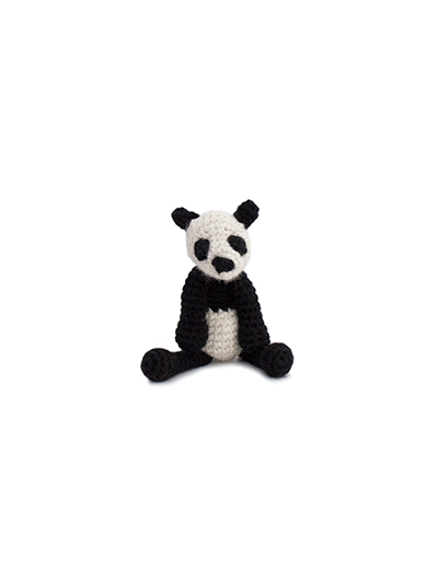 panda mini crochet amigurumi project pattern kerry lord Edward's menagerie
