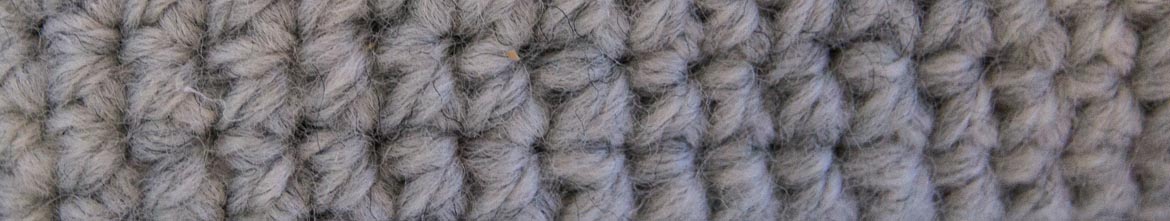 double crochet close up