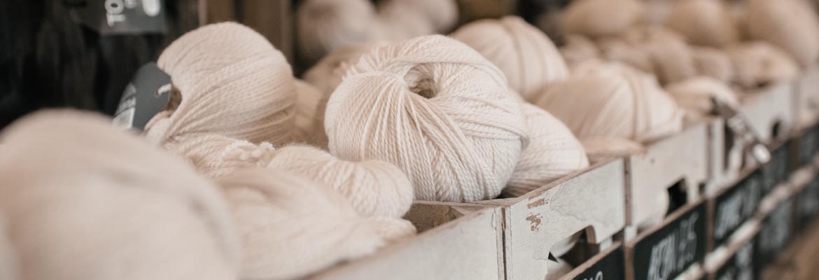 Yarn in TOFT's craft studio